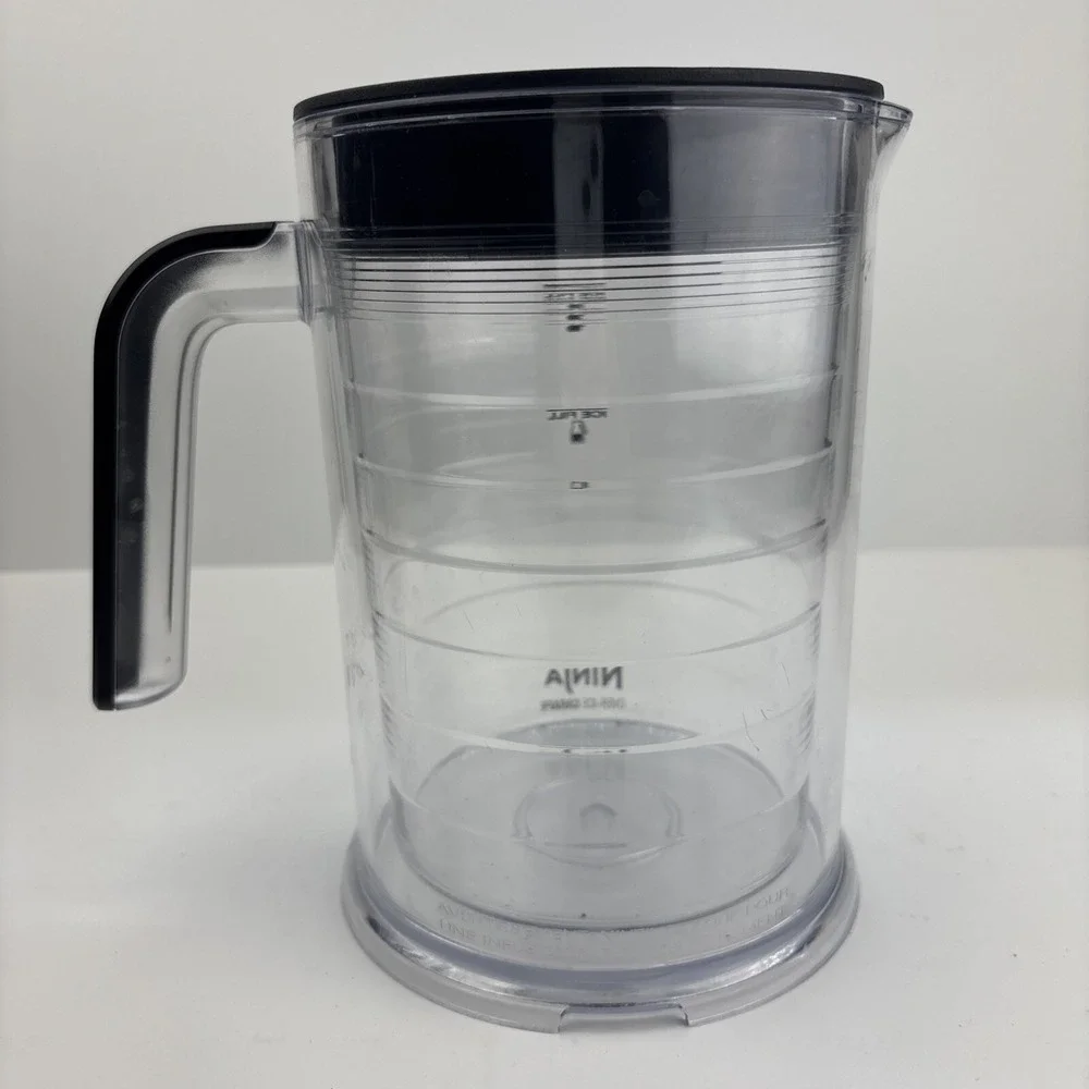 Ninja Over Ice Cream‎ Maker Fill Carafe Pitcher Top Clear Black NC300